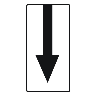Дорожный знак 8.2.3 Зона действия (700 x 350) Тип В