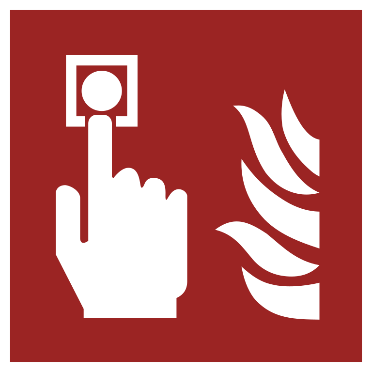 F005 Пожарный извещатель/Fire alarm call point