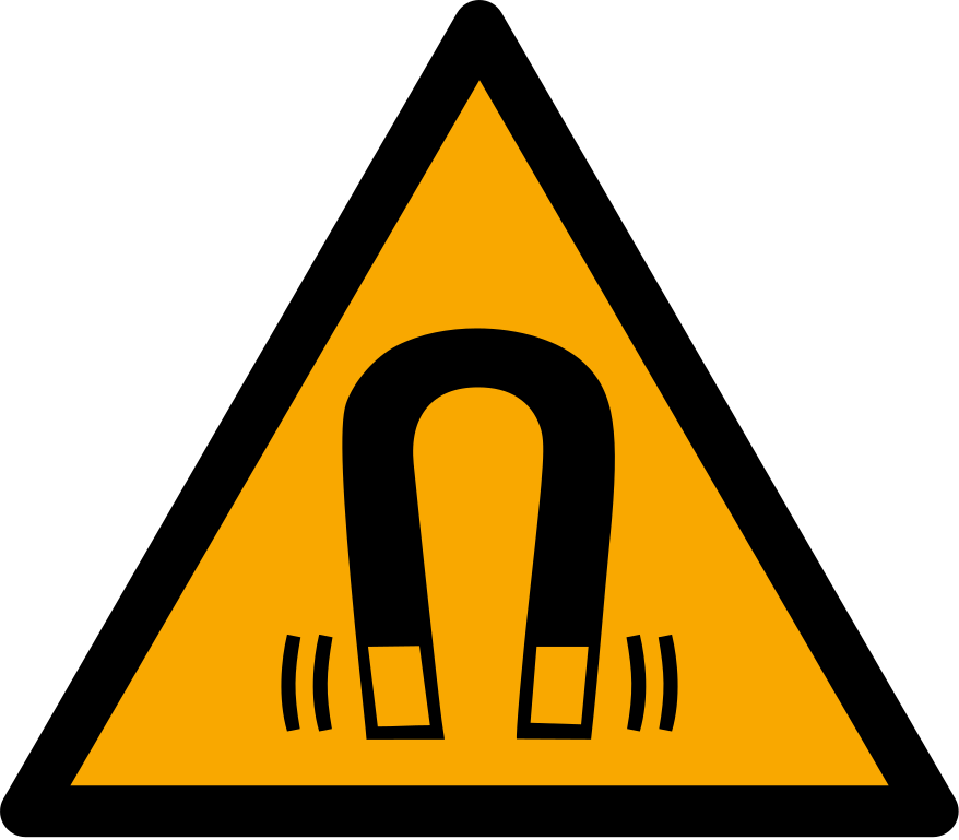 W006 Предупреждение; Магнитное поле/Warning; Magnetic field