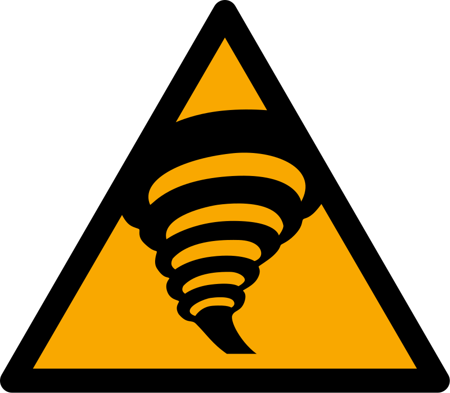 W074 Предупреждение; зона торнадо; предупреждение о возможных торнадо в этом районе/Warning; Tornado