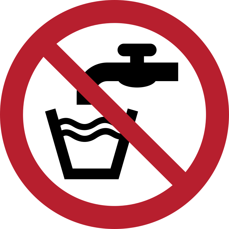 P005 Не питьевая вода/Not drinking water
