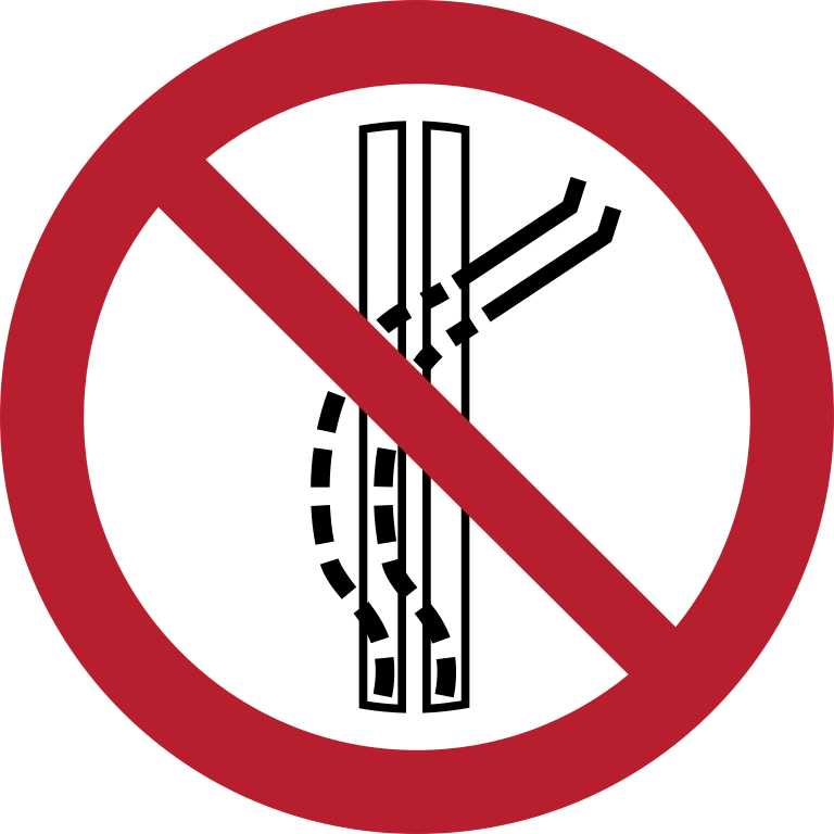 P037 Не покидать буксировочную трассу/Do not leave the tow-track