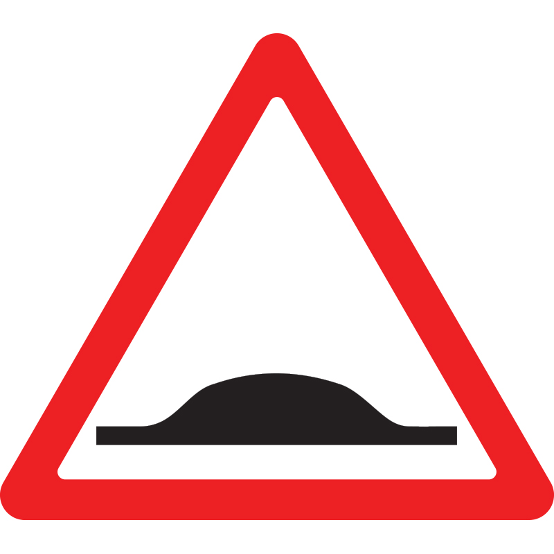 Дорожный знак 1.17 Искусственная неровность (A=900) Тип А