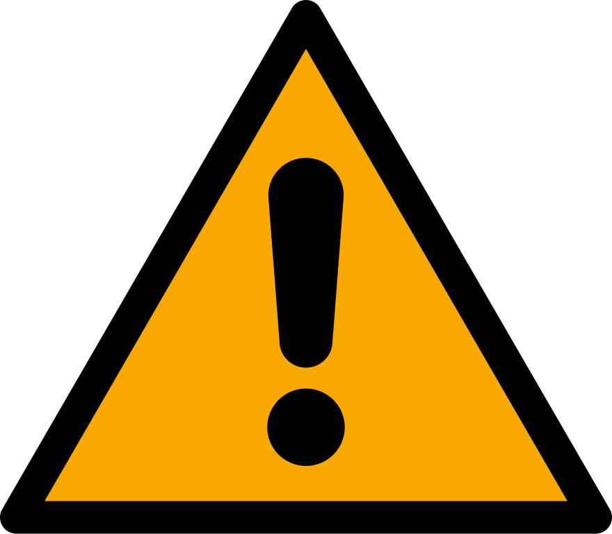 W001 Общий предупреждающий знак/General warning sign