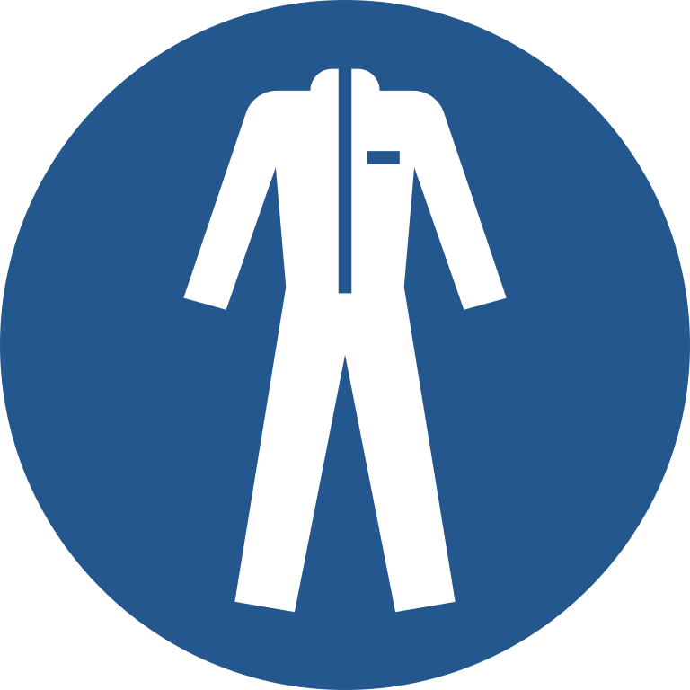 M010 Носить защитную одежду/Wear protective clothing
