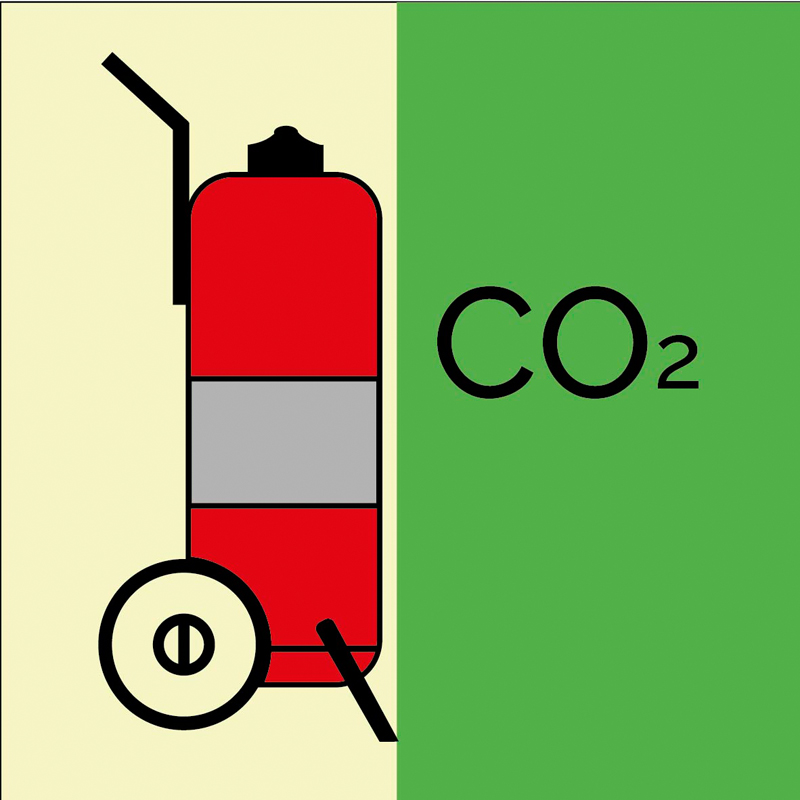 10.101 Передвижной огнетушитель для двуокиси кислорода