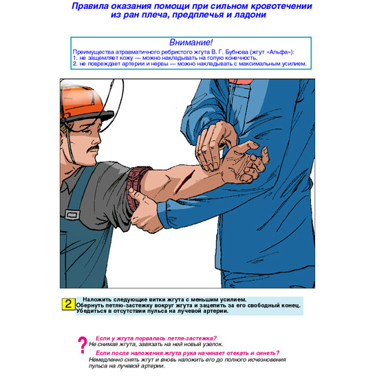 Комплект плакатов «Первая помощь»