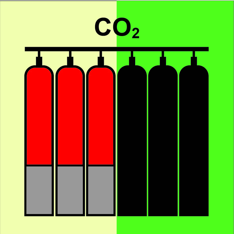 10.75 Стационарная батарея пожаротушения для двуокиси углерода