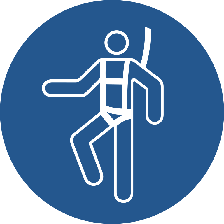 M018 Надеть ремни безопасности/Wear a safety harness