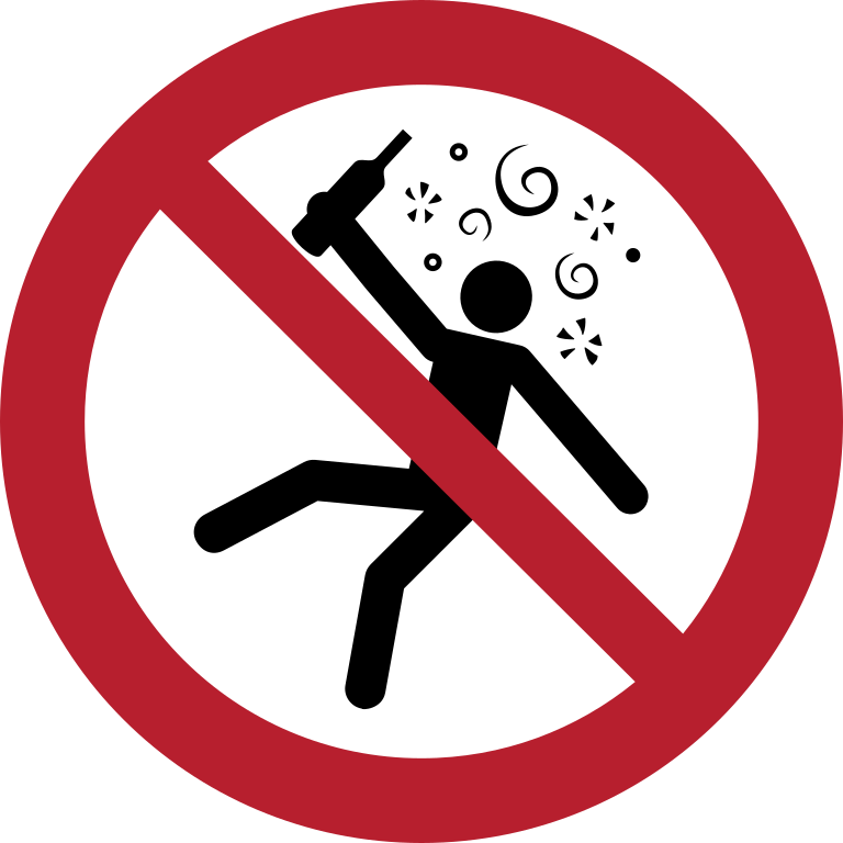 P043 Запрещается для людей в состоянии опьянения/Not for people in the state of intoxication