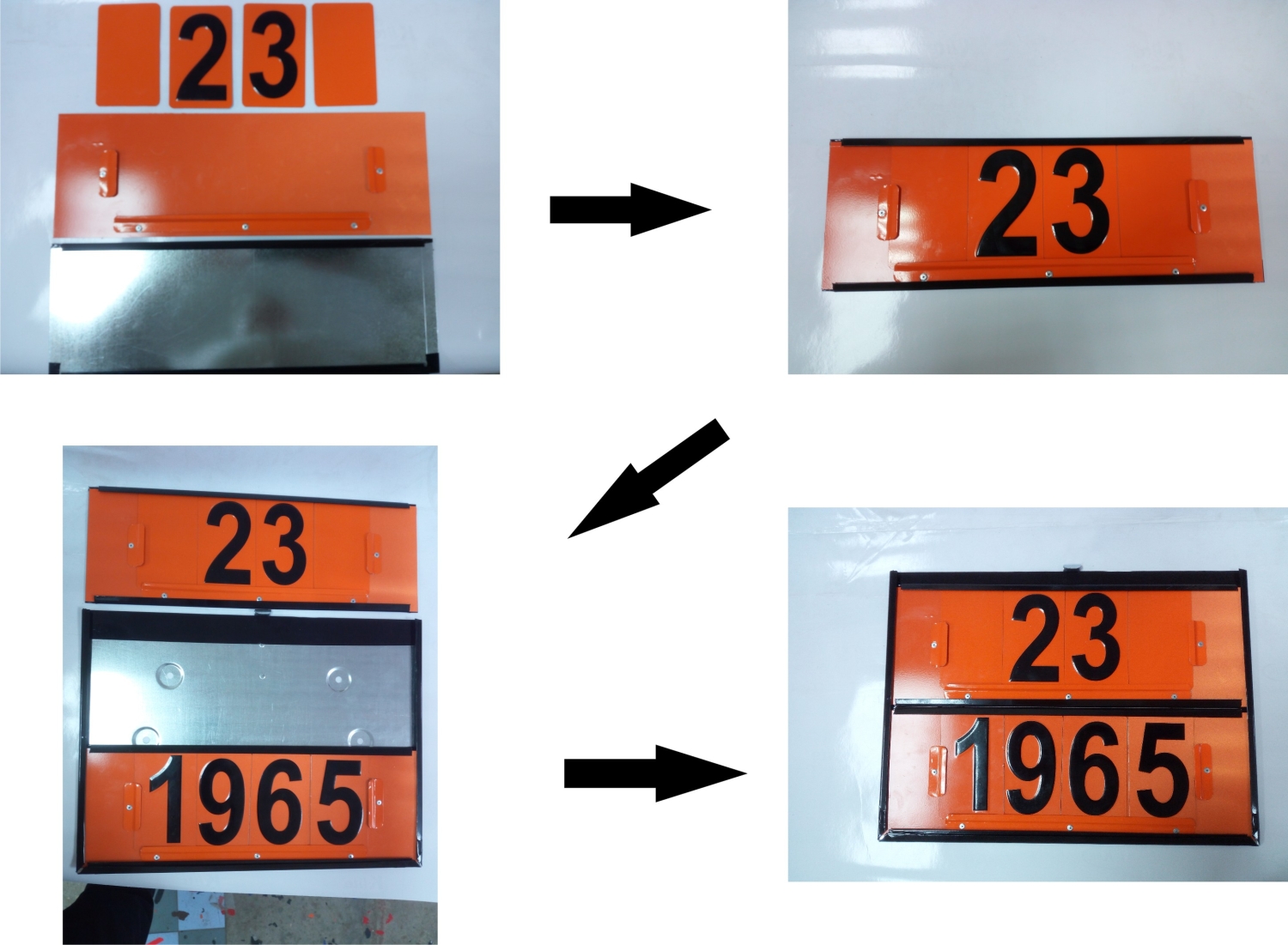 Табличка наборная для сменных кодов (рамка в комплекте)