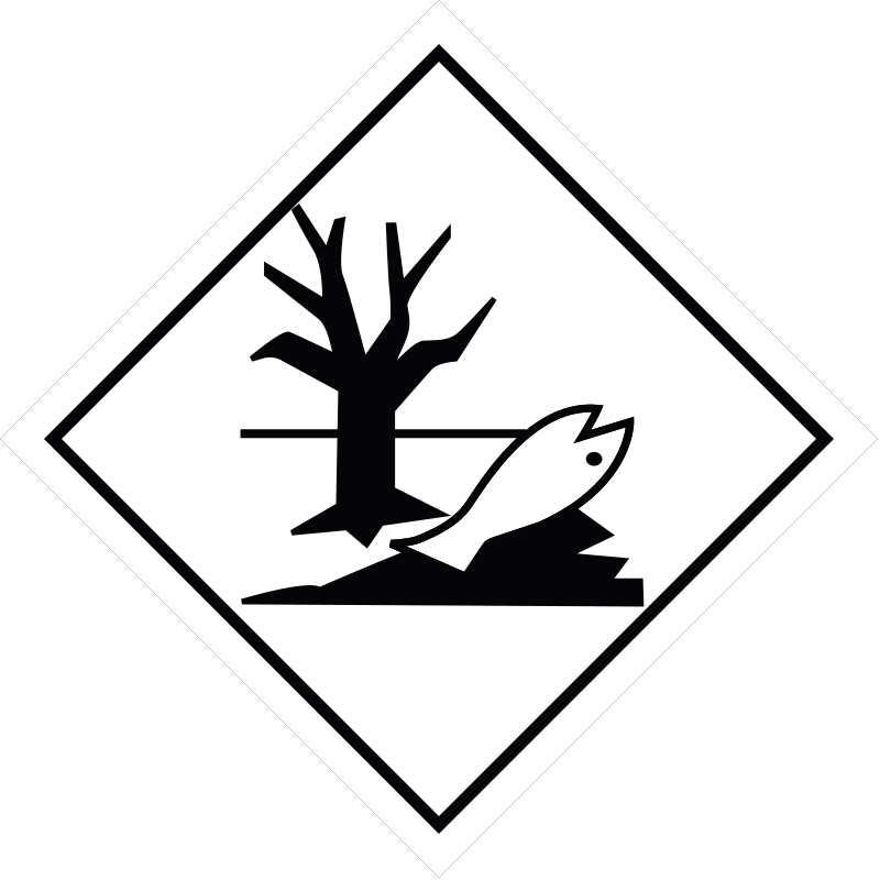 Знак Опасные для окружающей среды вещества (Пленка 100 x 100)