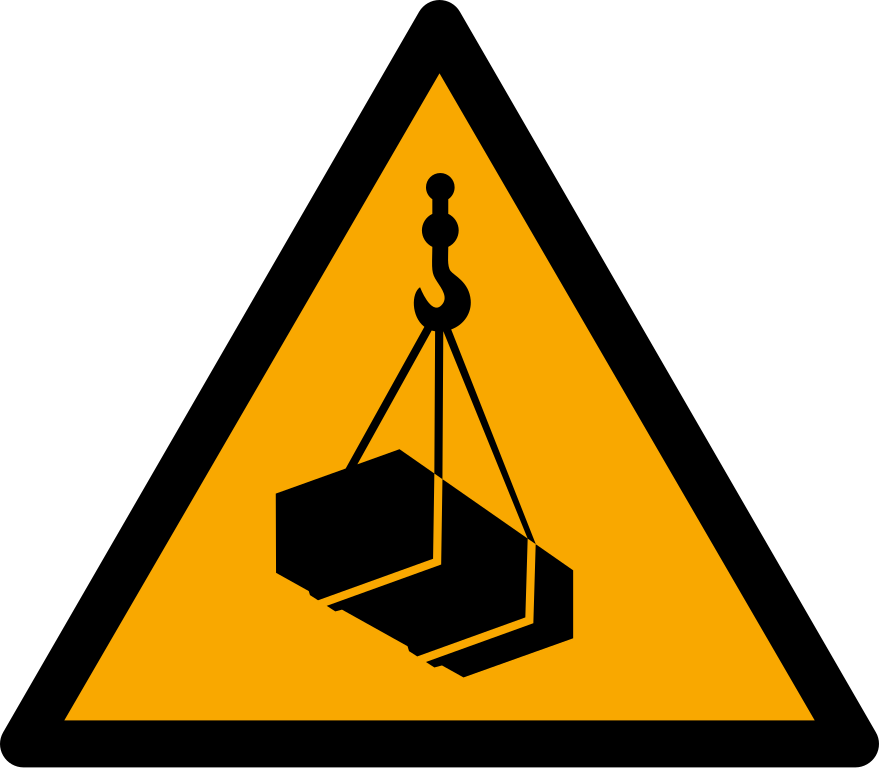 W015 Предупреждение; Подвесной груз/Warning; Overhead load