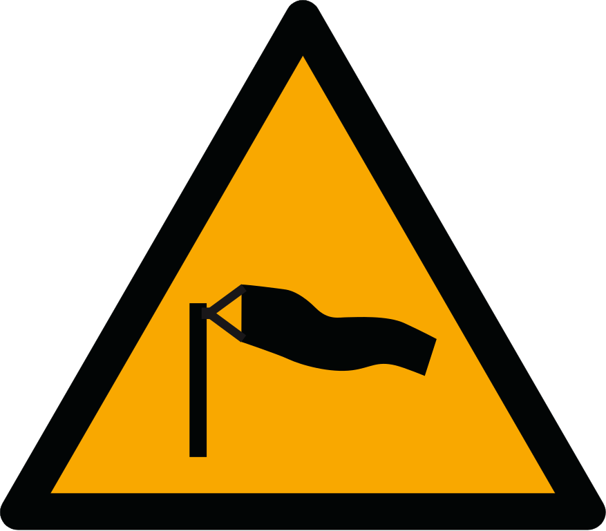 W064 Предупреждение; Сильные ветры/Warning; Strong winds