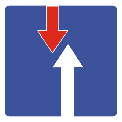 Дорожный знак 2.7 Преимущество перед встречным движением (B=700) Тип А