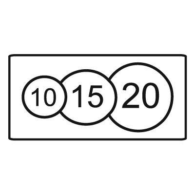 Дорожный знак 8.8 Платные услуги (350 x 700) Тип В
