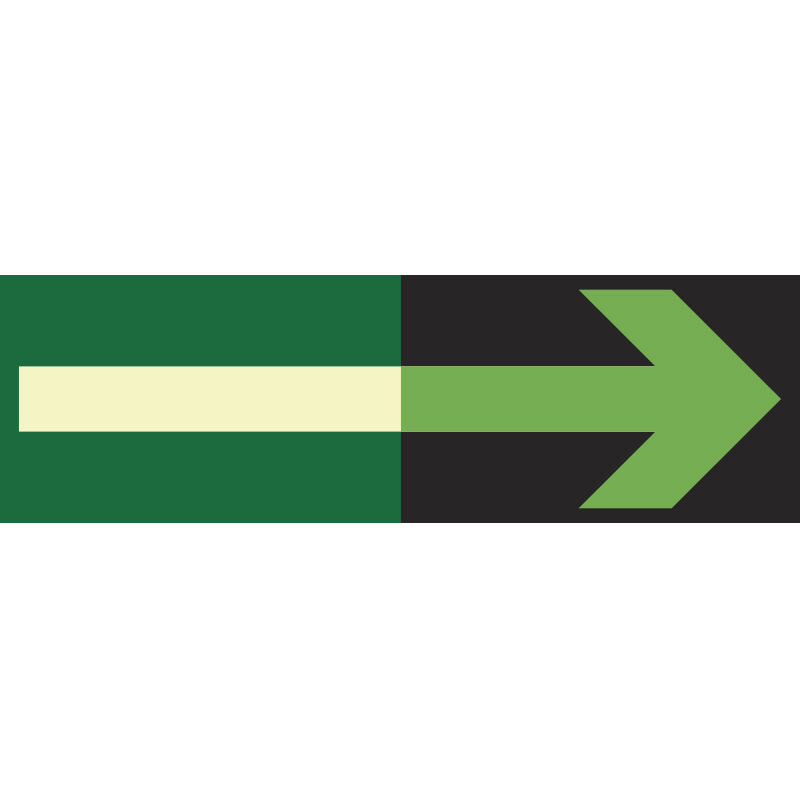 Знак T309 Направляющая стрелка (Фотолюминесцентный Пленка 100 х 300)