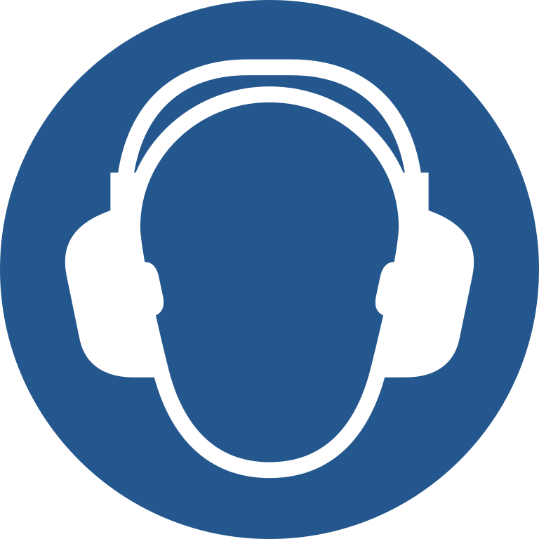 M003 Защитить органы слуха/Wear ear protection